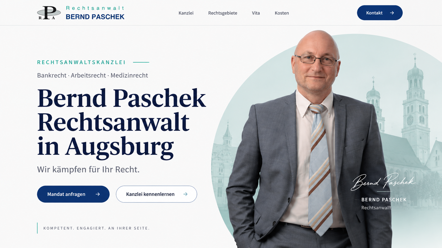 Projektansicht Rechtsanwalt Bernd Paschek